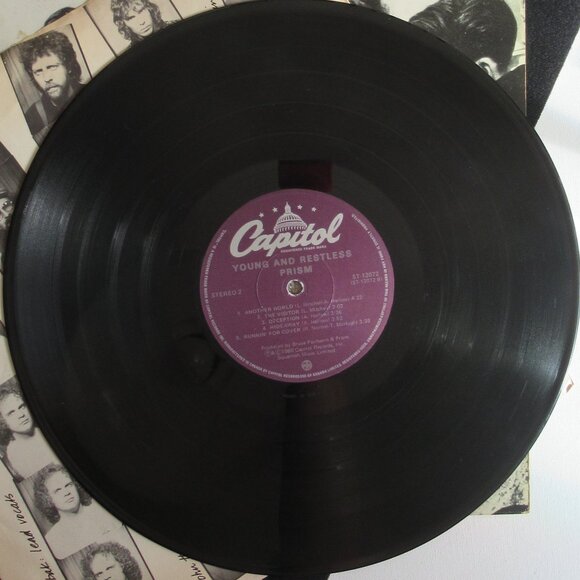 🇨🇦 Prism, Young and Restless, VG+, 80s, Vintage, Vinyl, Album, Music  🇨🇦 - Picture 4 of 7
